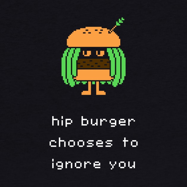 Unlikely Monsters - Hip Burger by knitetgantt